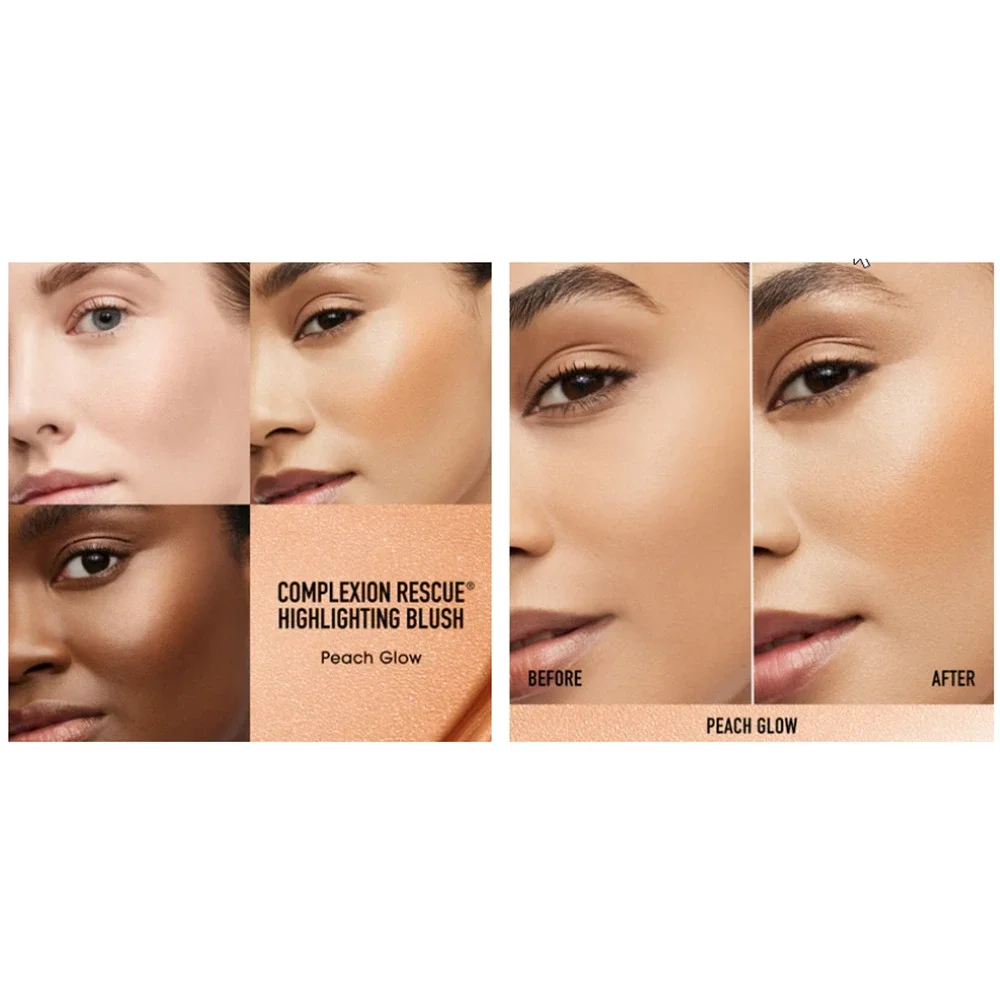 bareMinerals Complexion Rescue Highlighting Blush 15 mL - PEACH GLOW - NEW